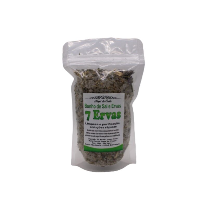 Banho Sal e Ervas 7 Ervas 300gr