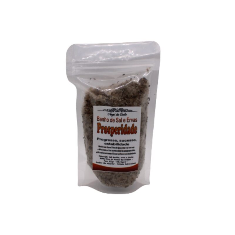 Banho Sal e Ervas Prosperidade 300gr