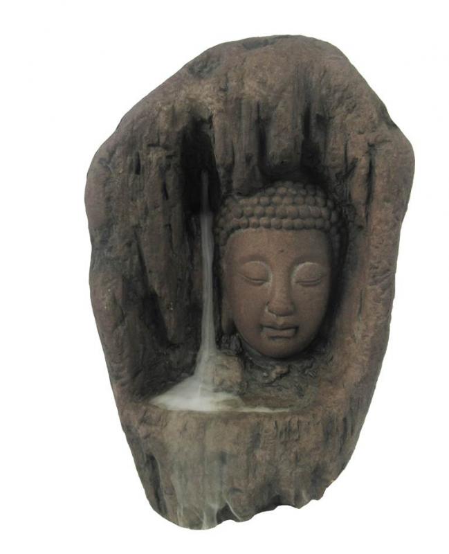 Cascata de Fumo Cara Buda 24cm