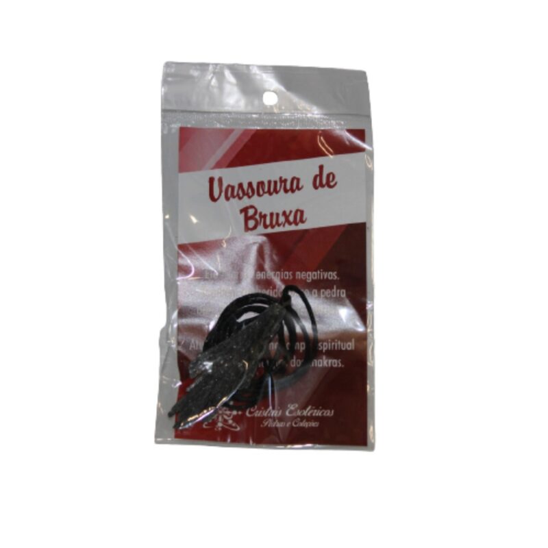 Ping. bruto de Vassoura de Bruxa c/ cordao e pagela