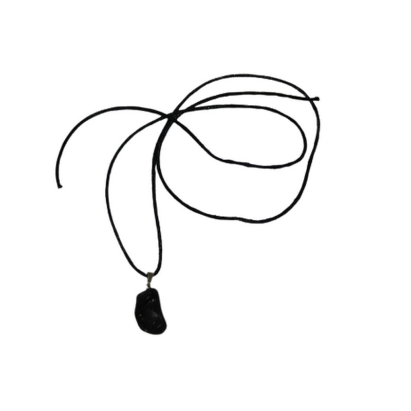 Pingente Obsidiana c/ cordao