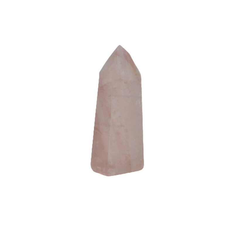 Ponta Quartzo Rosa polido +-9cm - 100-150gr