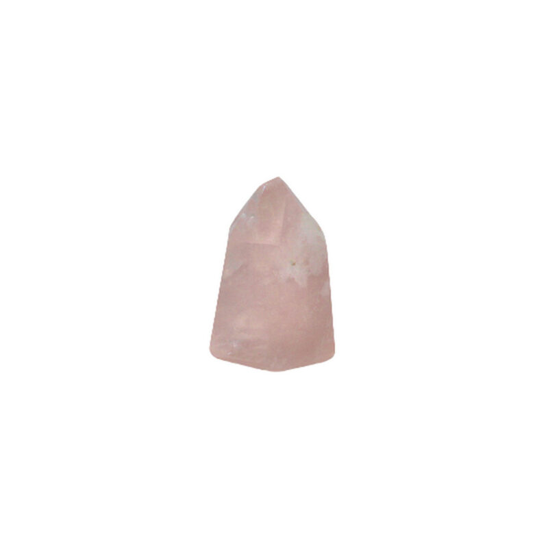 Ponta Quartzo Rosa polido +- 4cm - 70-90gr