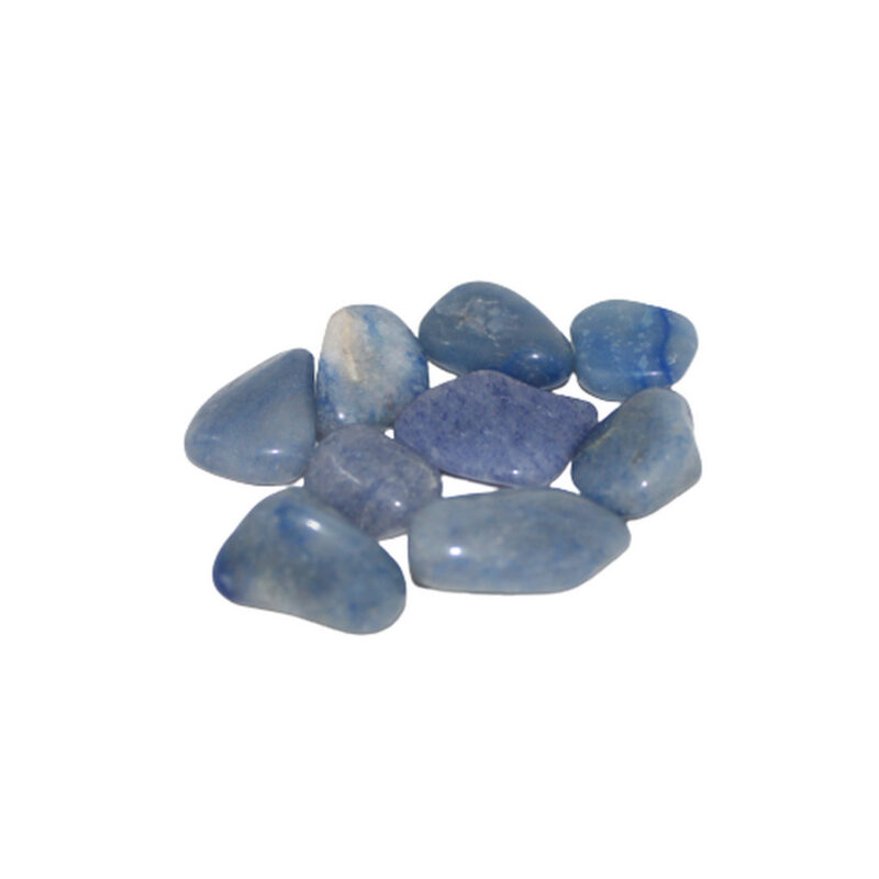 Quartzo Azul rolada 1,5x2cm (cx 12)