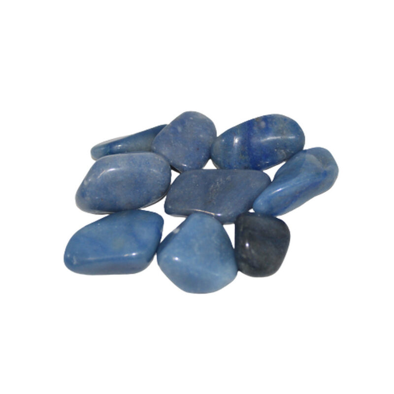 Quartzo Azul rolada 2,5x3cm KG