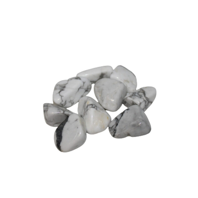 Howlita Branca rolada 2,5x3cm KG