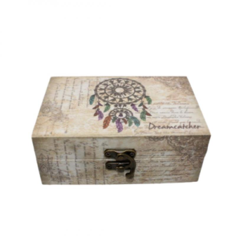 Caixa retangular Caca Sonhos 15x10x11cm