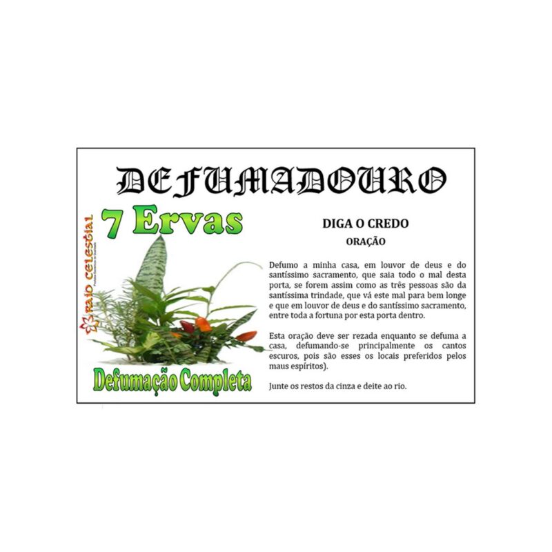 Defumador Ervas 7 Ervas
