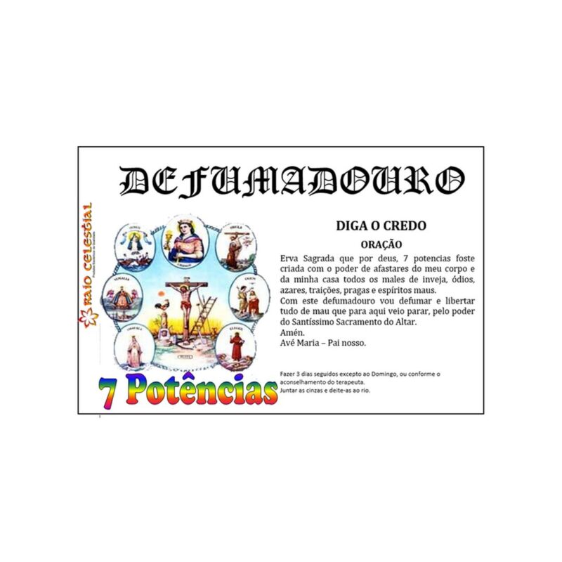 Defumador Ervas 7 Potencias