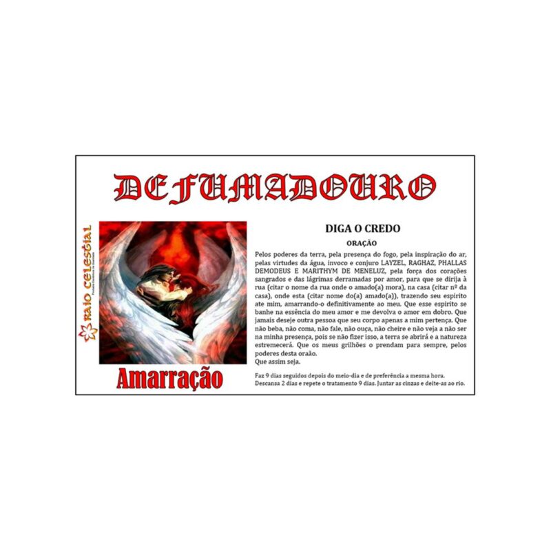 Defumador Ervas Amarracao