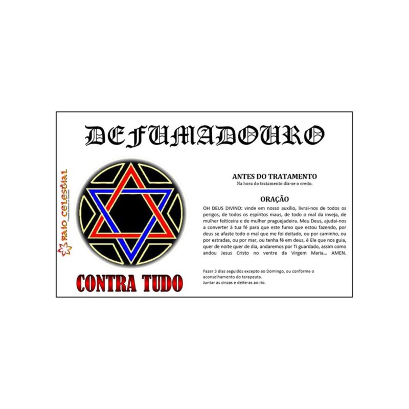 Defumador Ervas Contra Tudo