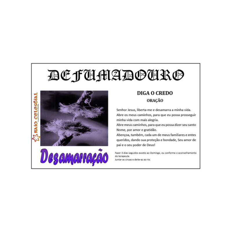 Defumador Ervas Desamarracao