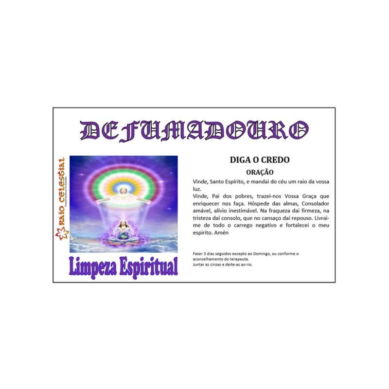 Defumador Ervas Limpeza Espiritual