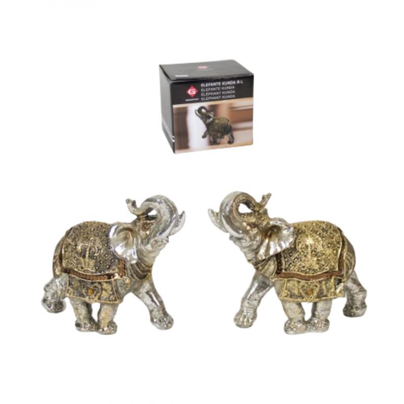 Elefante Kunda 17cm (2 unid)