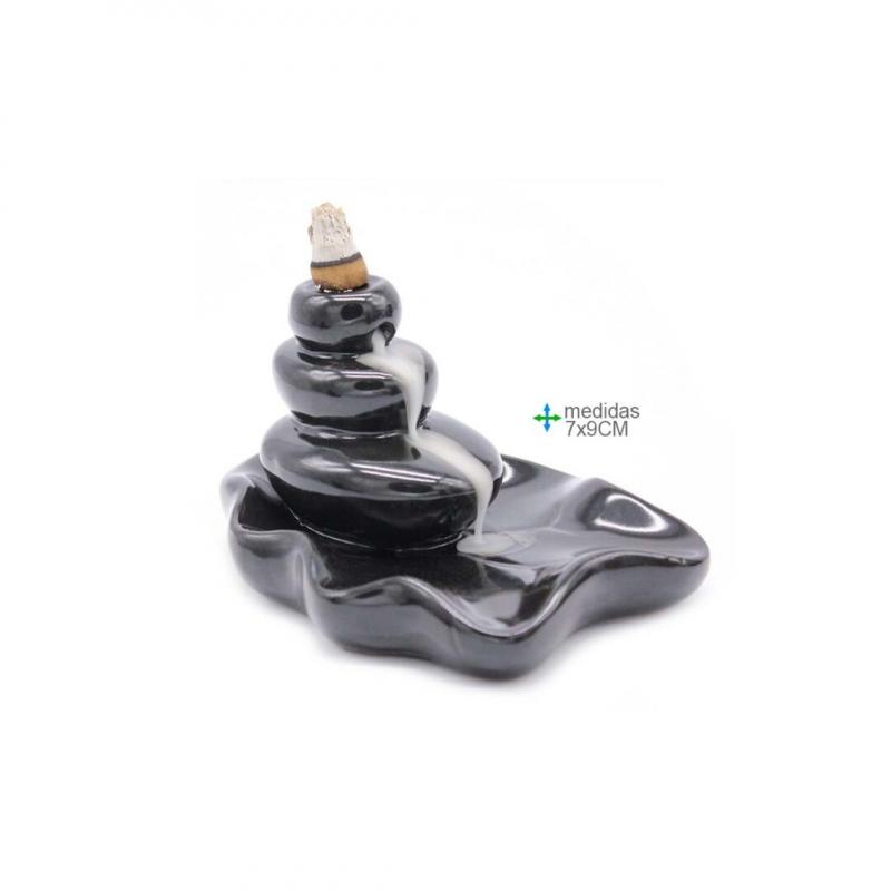 Fonte Fumo Ceramica Cascata 7x9cm
