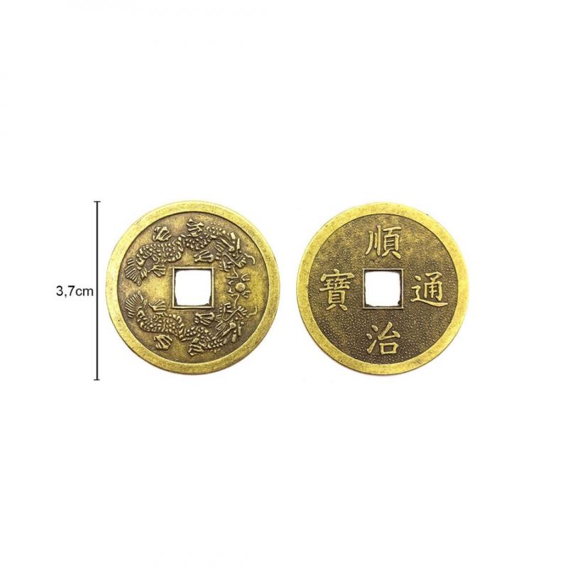 Moedas Feng Shui 3 7cm