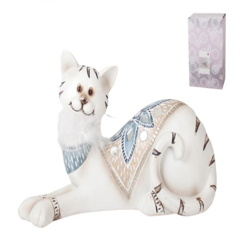 Gato Sambi Branco 21cm