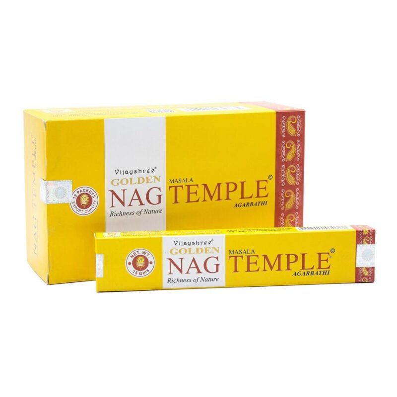 Incenso Golden Nag Temple 15gr (12unid)
