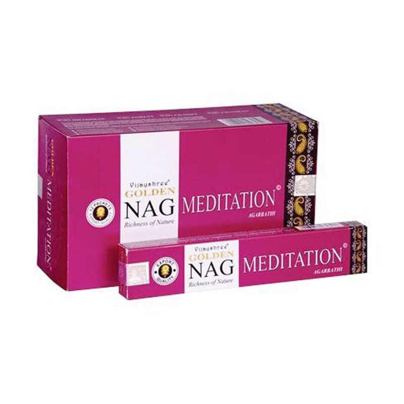 Incenso Golden Nag Meditacao 15gr (12unid)