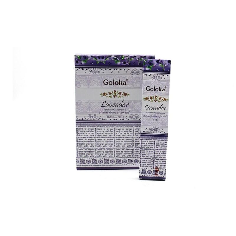 Incenso Goloka Natures Lavender 15gr (12unid)