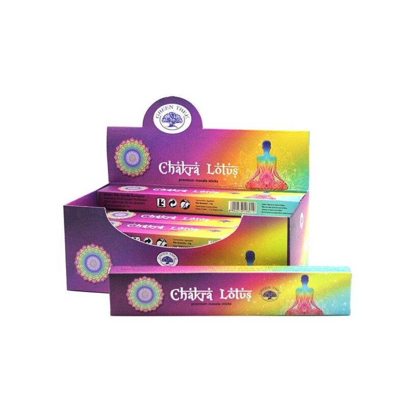 Incenso Green Tree Chackra Lotus 15gr (12unid)