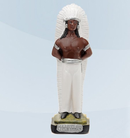 Cacique Pena Branca (com roupa) BAHIA 20cm