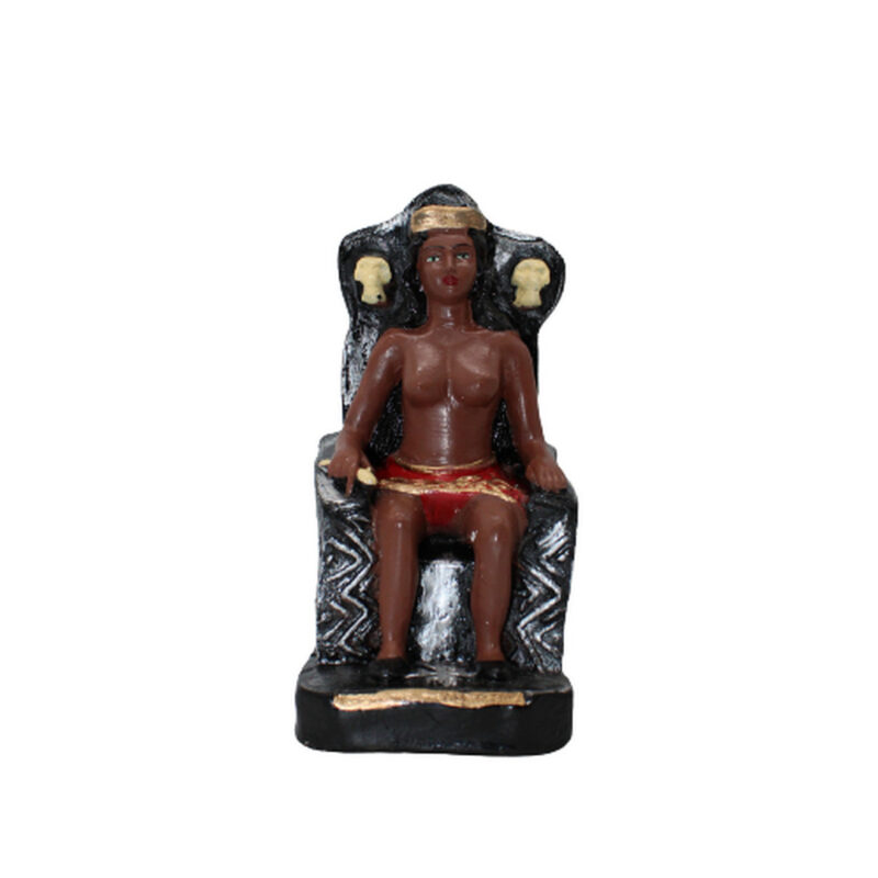 Pomba Gira Rainha do Cemiterio no Trono 40 cm