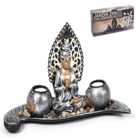JZ Com Porta Velas 34cm - 1 Unid