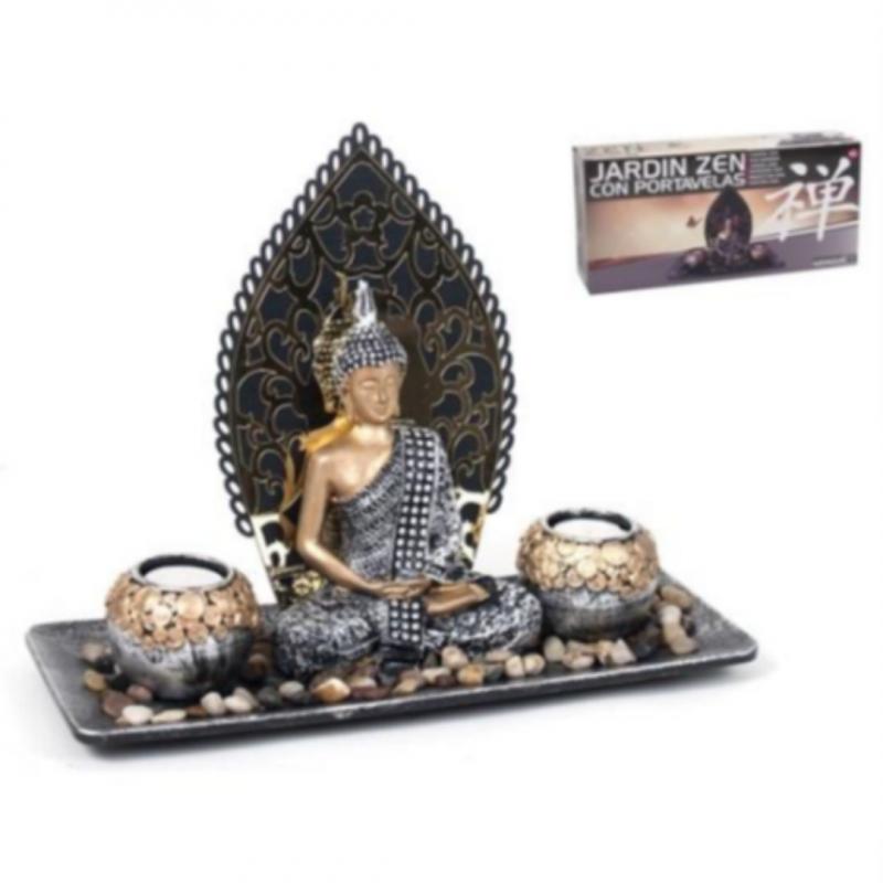 JZ Com Porta Velas 32cm - 1 Unid