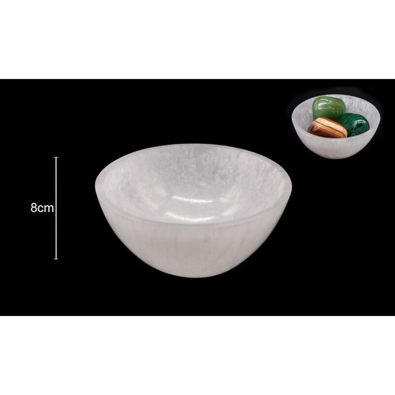 Taca Selenite Redonda 8cm