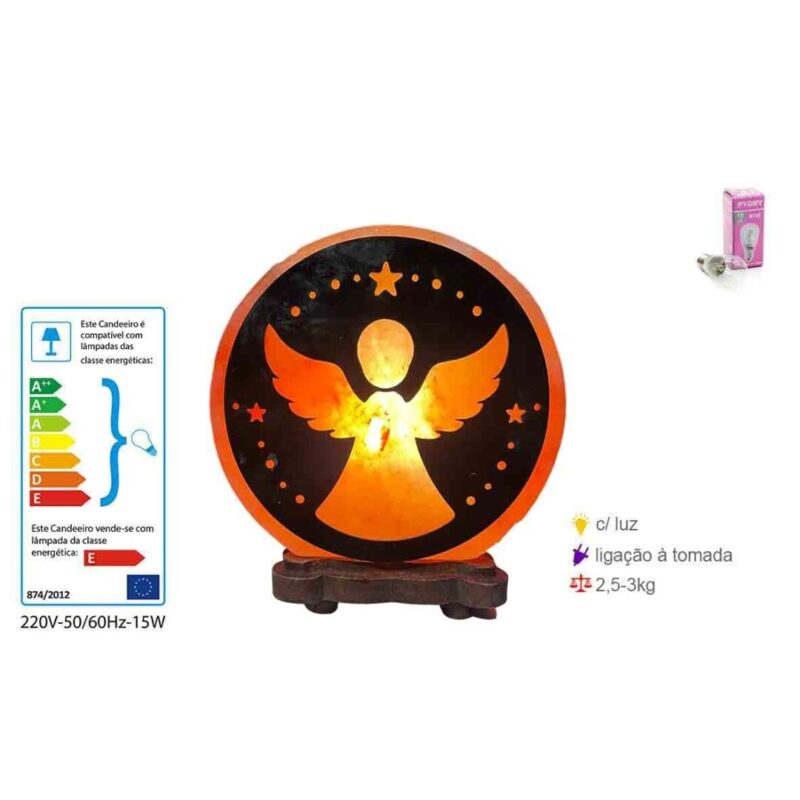 Candeeiro de Sal Anjo 2,5-3Kg