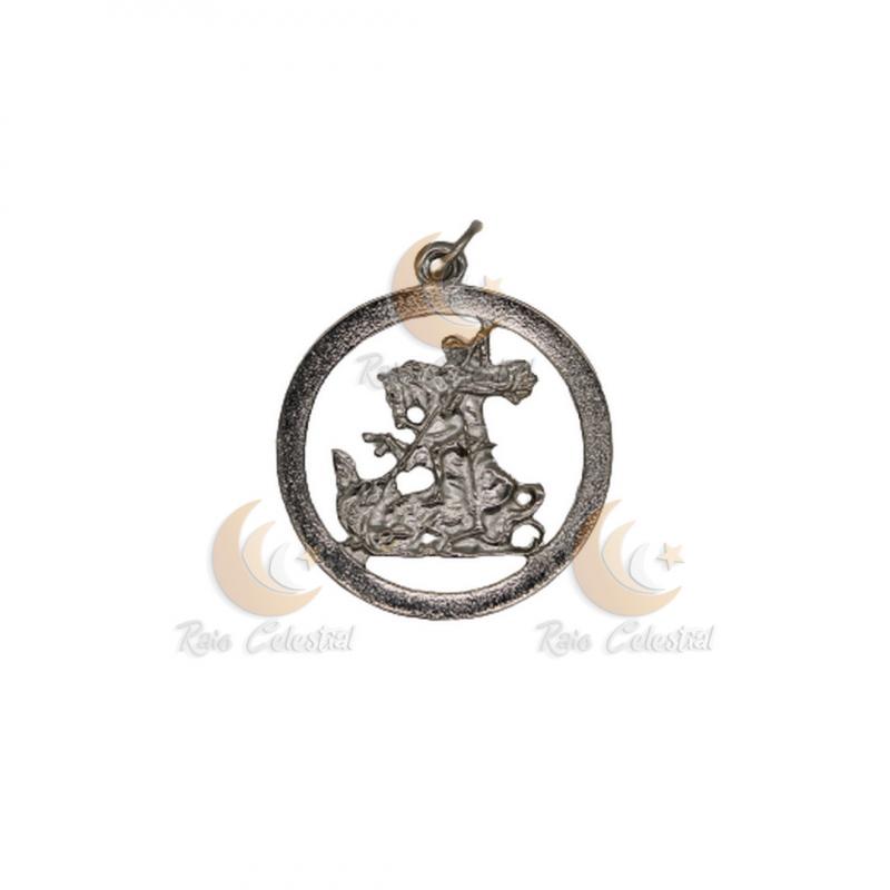 Medalha de Sao Jorge 4 5cm
