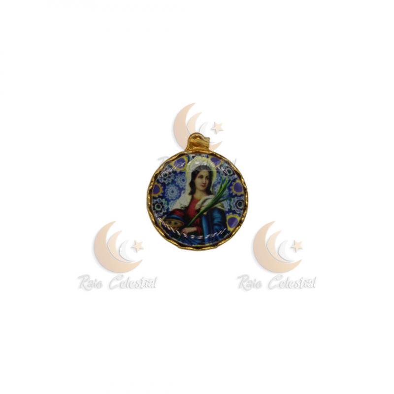 Medalha de Sta Luzia 3cm