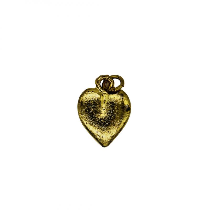 Coracao Dourado 1,5cm