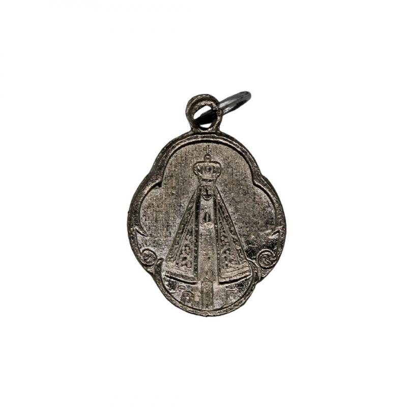 Med. Nossa Sra Aparecida Prateada 2,5cm