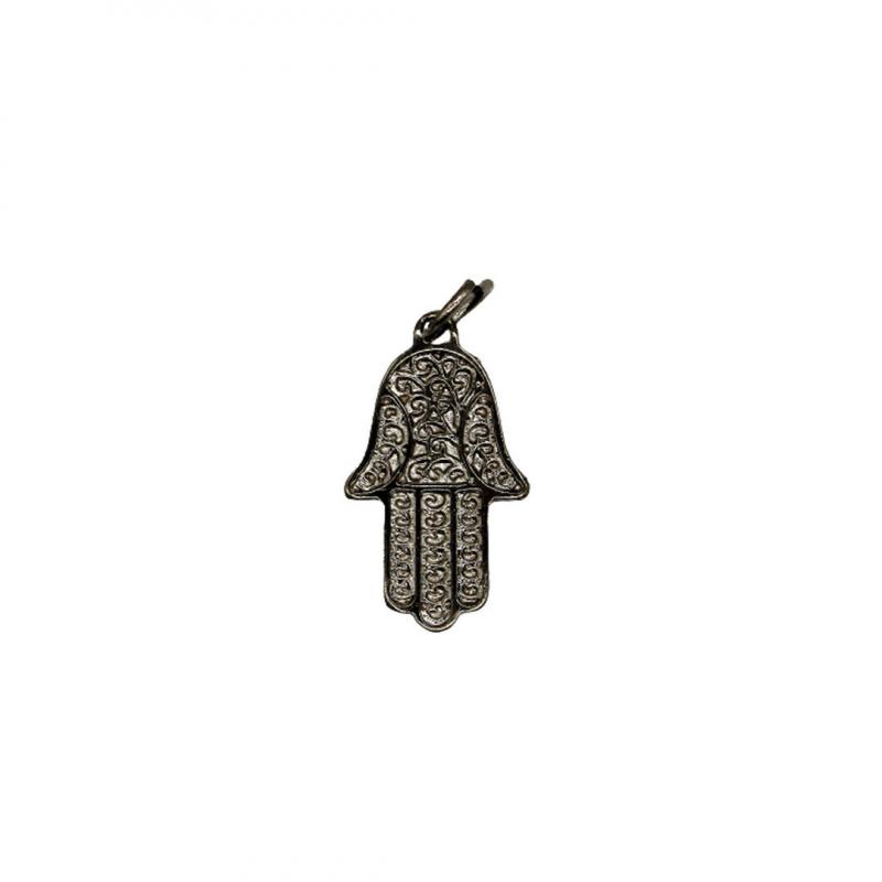 Mao de Fatima Prateada 2,5cm