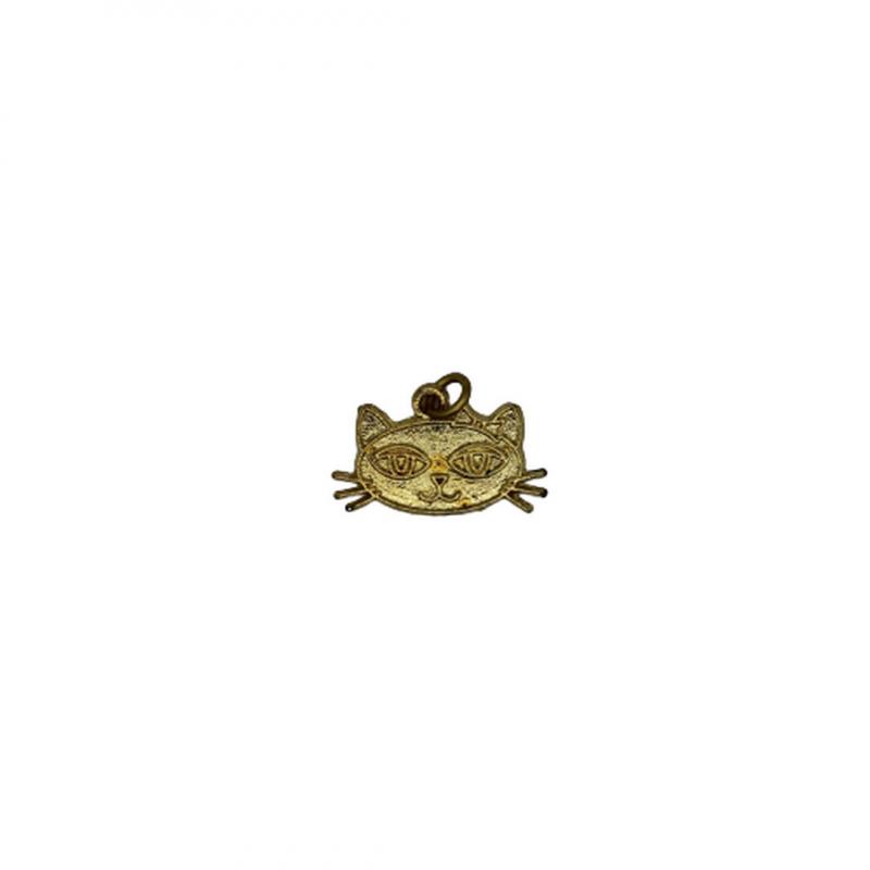 Cara de Gato Dourada 1,5cm