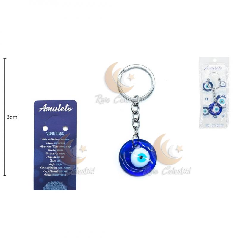 Porta Chaves Olho Turco 3cm