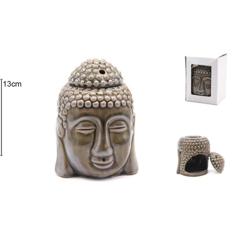 Queim. Ceramica Buda 10,5x9,5x13cm