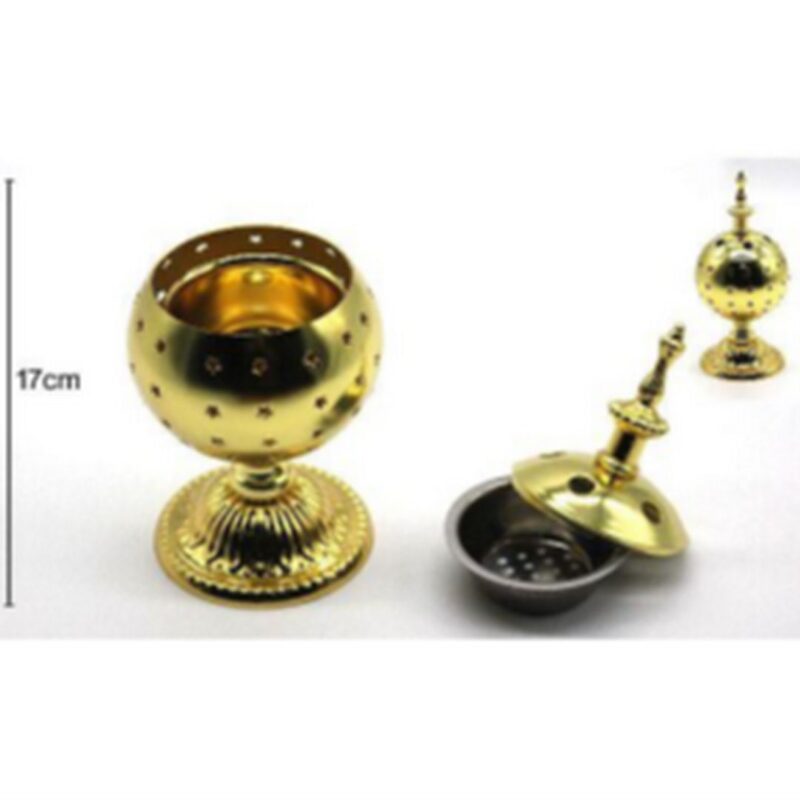 Queim. Inc. Metal Dourado 17 5x7 4
