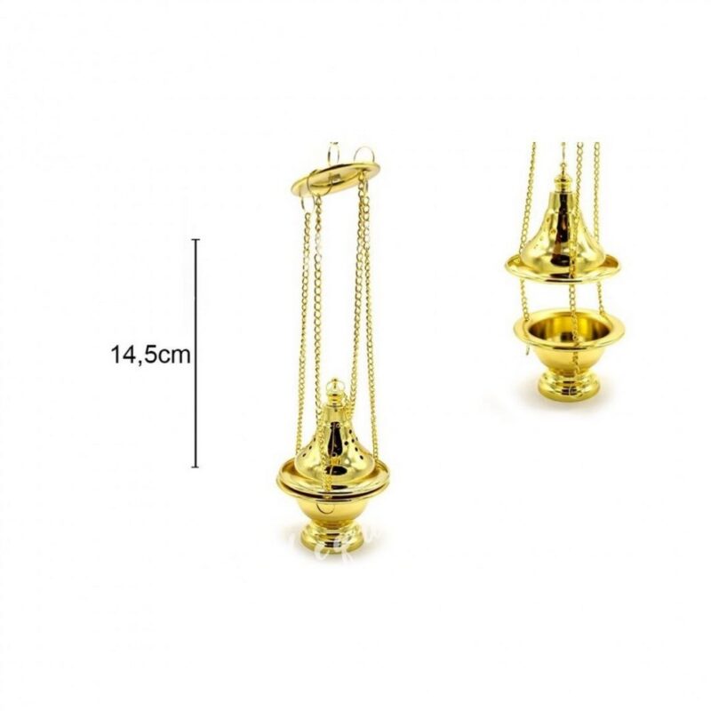 Queim. Inc. Metal Dourado 8 5x14 5