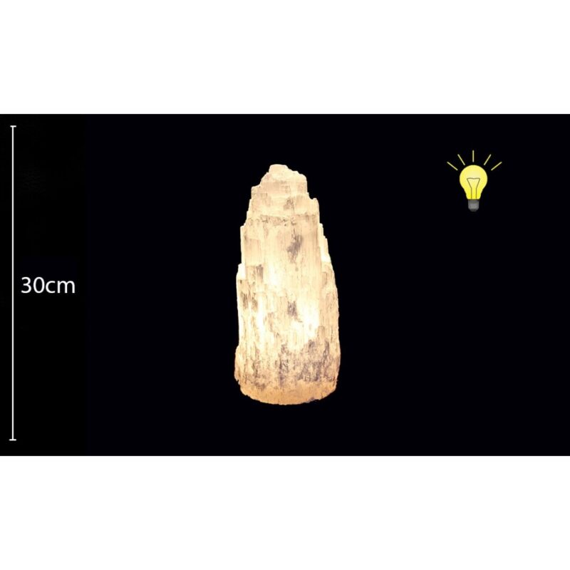 Candeeiro Selenite 30cm