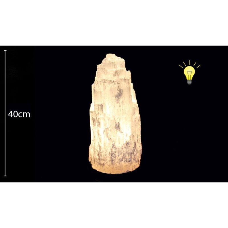 Candeeiro Selenite 40cm