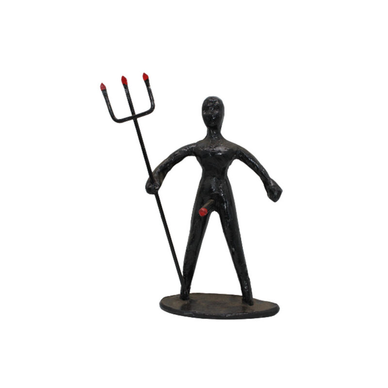 Exu Ferro preto 20cm