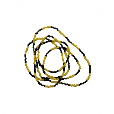 Guia Missangao Amarelo e Preto