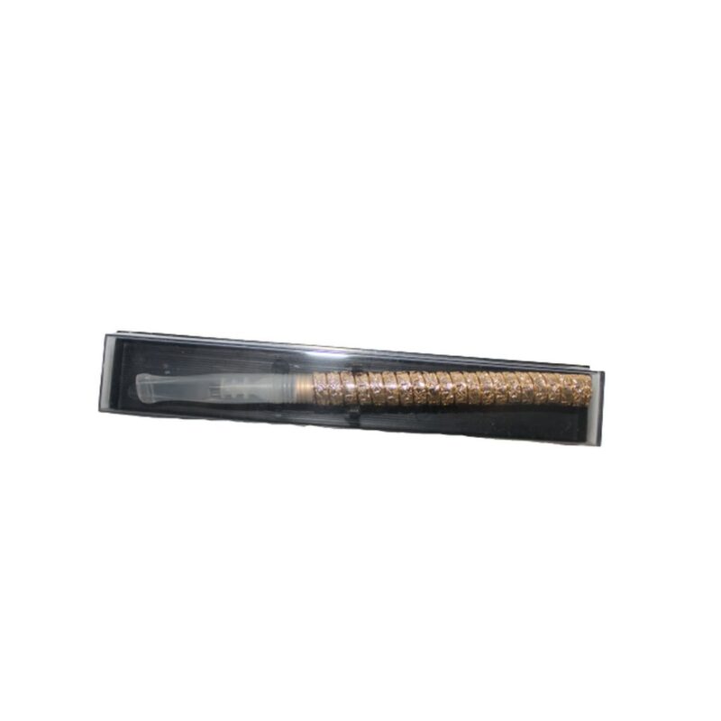 Piteira Aluminio Dourado c/relevo