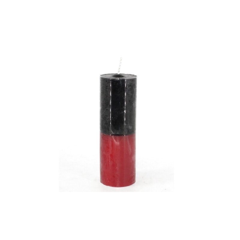 VELA 7 DIAS PRETO-VERMELHO