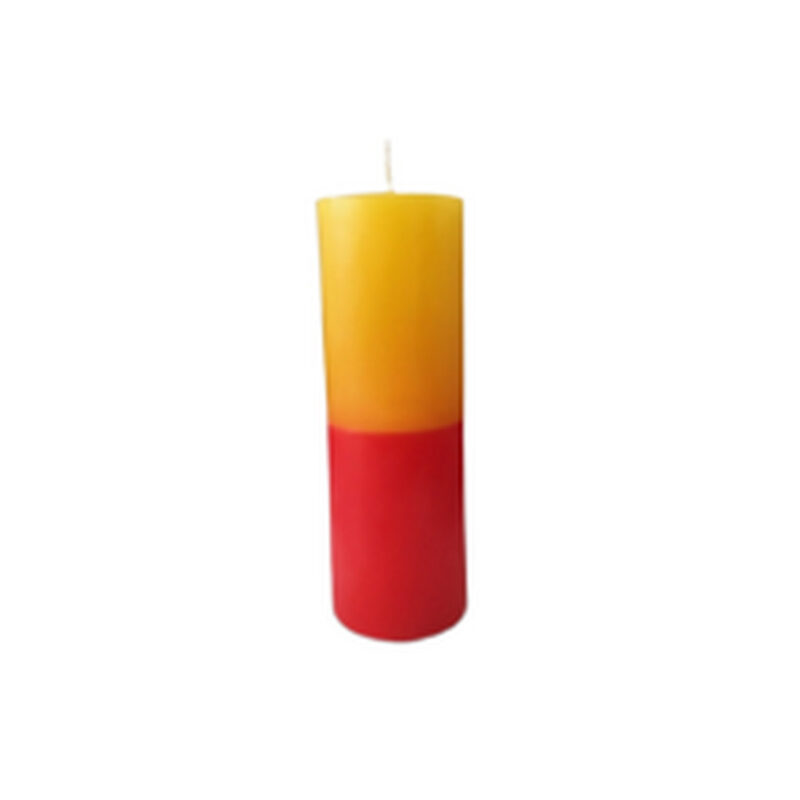 VELA 7 DIAS AMARELO-VERMELHO