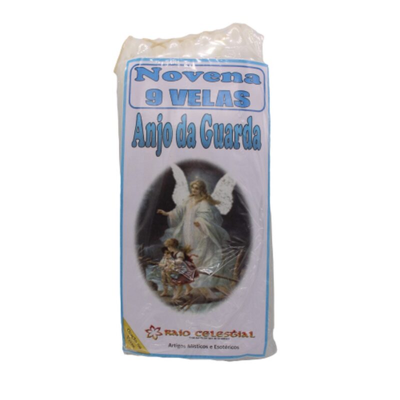 NOV. 9 VELAS ANJO DA GUARDA 15X1,5CM