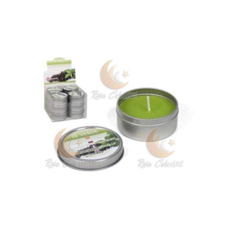 Vela Perfumada Cha Verde 40gr - 12 und